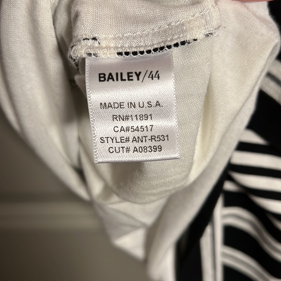 NWT Anthropologie Bailey 44 Annabeth Black Striped Column Dress Size S - Picture 6 of 7